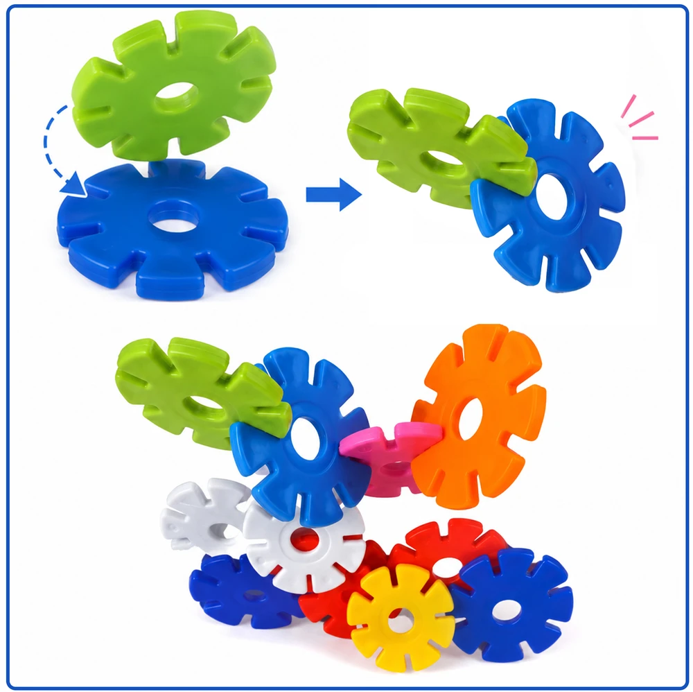 Stator 3D EDUKACINIAI KŪRYBINIAI MONTESSORI KONSTRUKCINIŲ KLALŲ RINKINYS 460 ELEMENTŲ. DIY