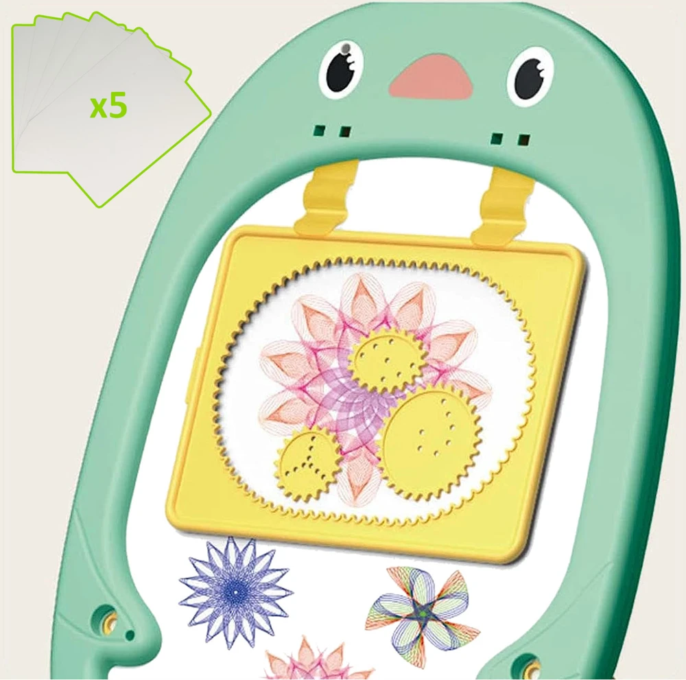 Stator EDUCATIONAL 2in1 Magnetinė kreida lenta Stovi + Priedai Žaidimai Kempinėlė