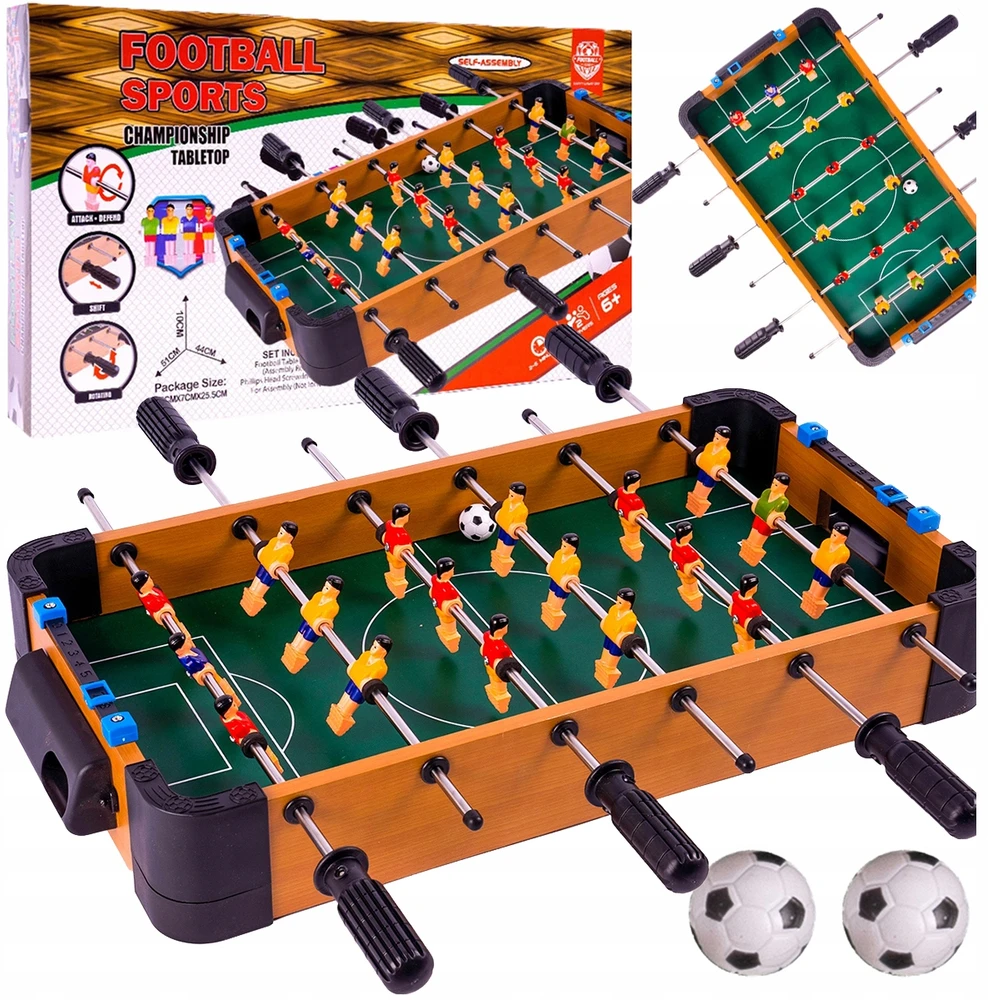 Stator Futbolo mini futbolo stalas 9/9 arkadinis žaidimas vaikams 51x25