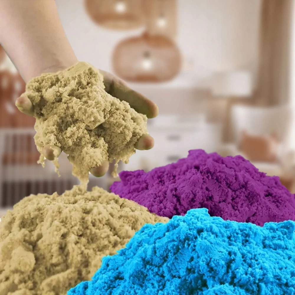 Stator Kinetic Sand 4,5kg SET XXXL SANDBOX plaukimo baseinas PELIETI SKAIČIAI RAIDĖS