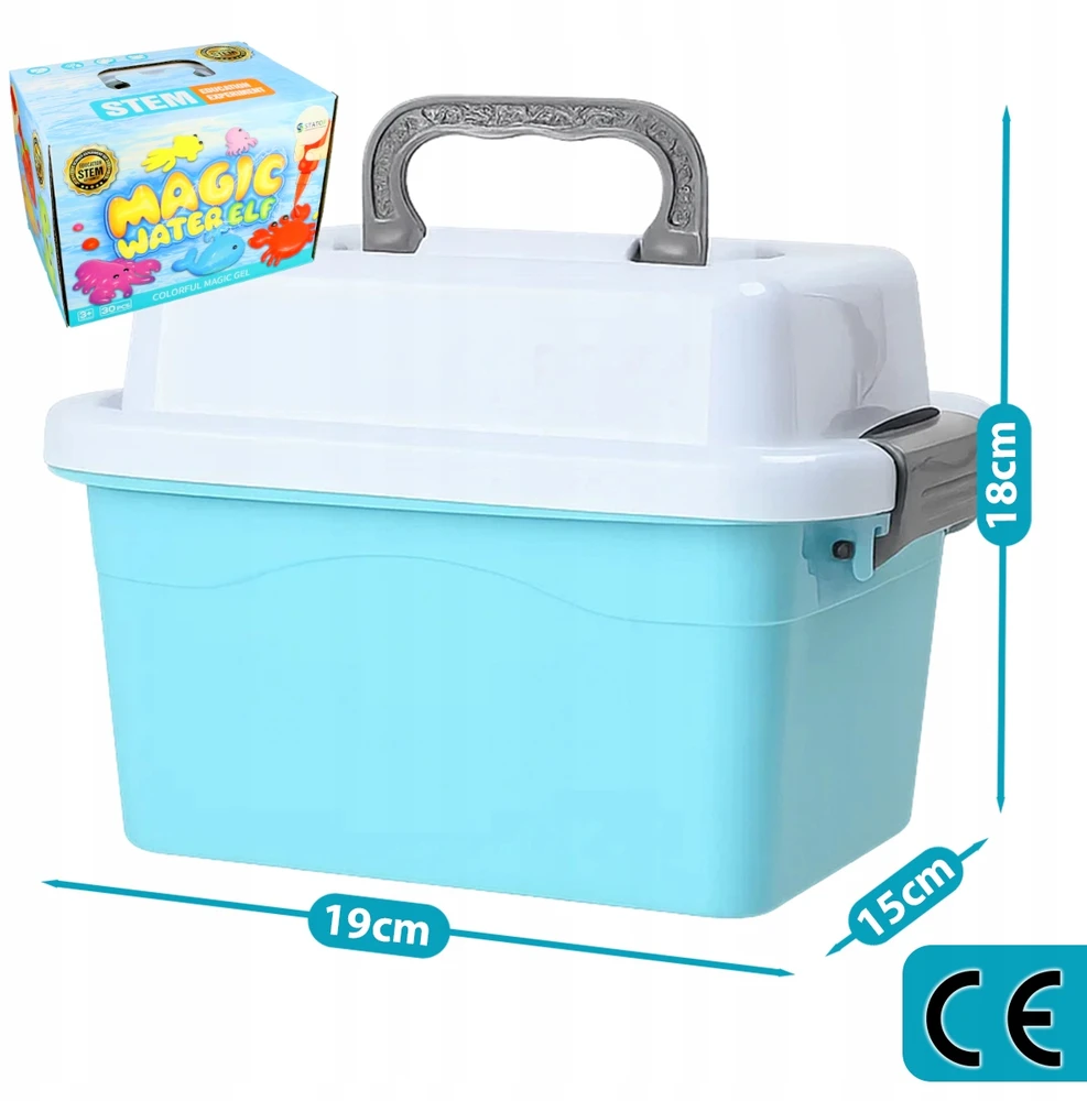 Stator KŪRYBINIS RINKINYS MAGICAL WATER ANIMALS BOX GEL PELIETI DAŽAI