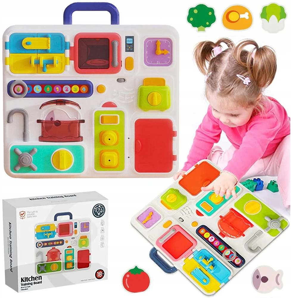 Stator MONTESSORI UGDYMO JAUTIMO LENTA, MANIPULIACINĖ, Vienerių metų dovana