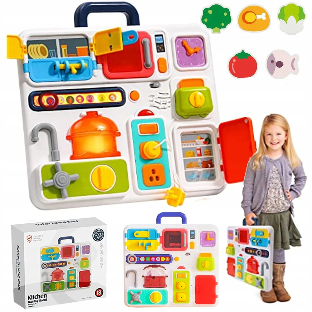 Stator MONTESSORI UGDYMO JAUTIMO LENTA, MANIPULIACINĖ, Vienerių metų dovana