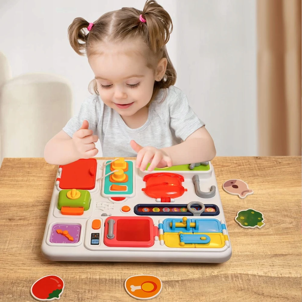 Stator MONTESSORI UGDYMO JAUTIMO LENTA, MANIPULIACINĖ, Vienerių metų dovana