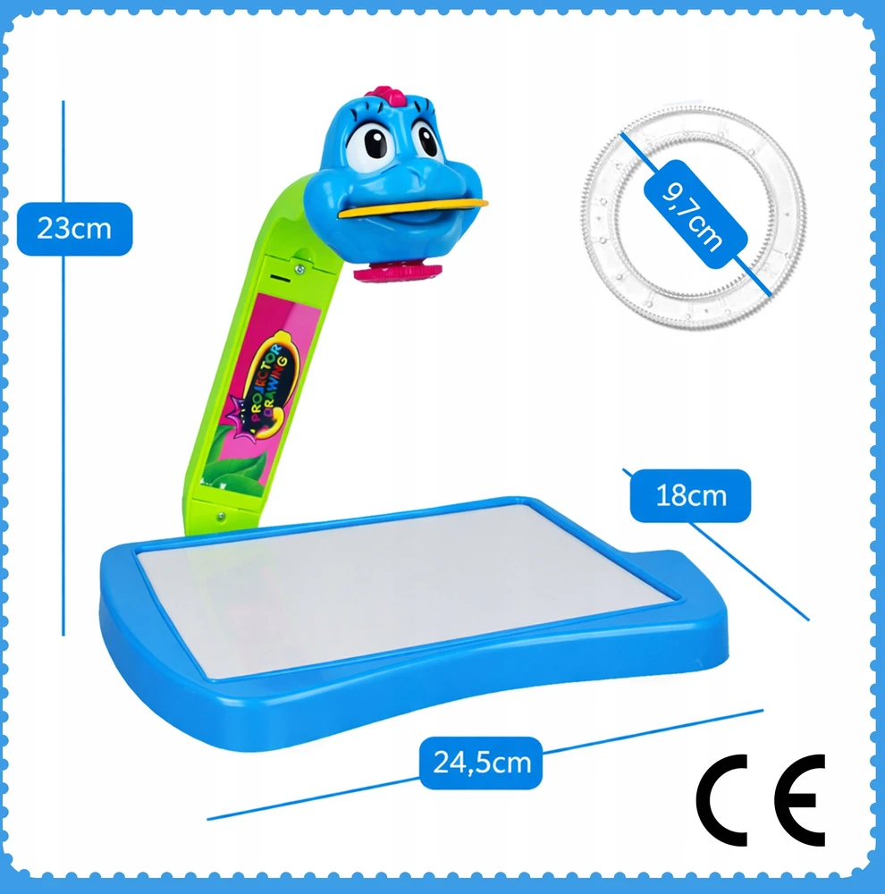 Stator Rinkinys 2in1: Projektorius piešimui ir edukacinis spirografas