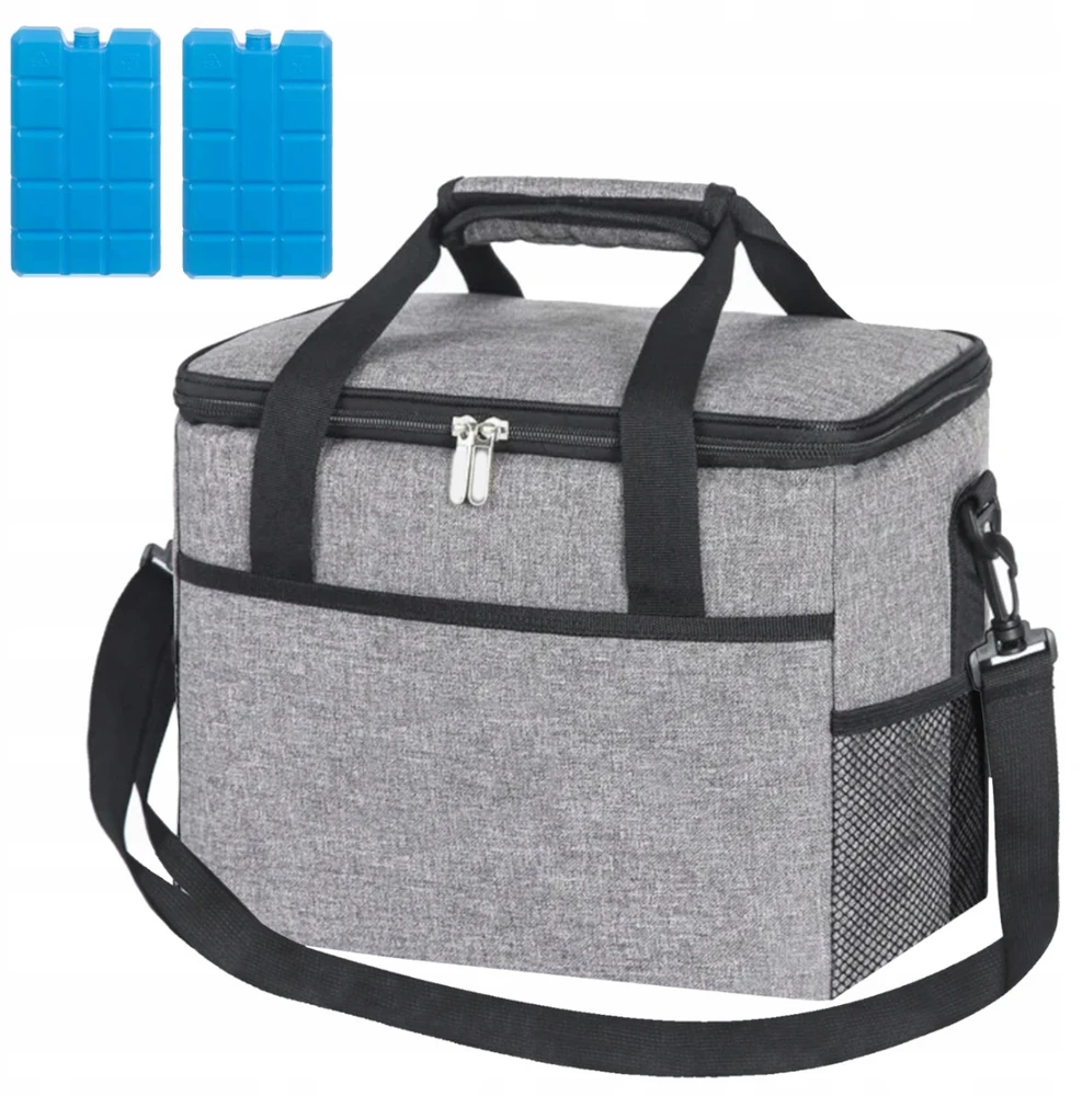 Stator THERMAL BEACH PICNIC BAG Didelis turistinis aušintuvas 40 litrų + įdėklai