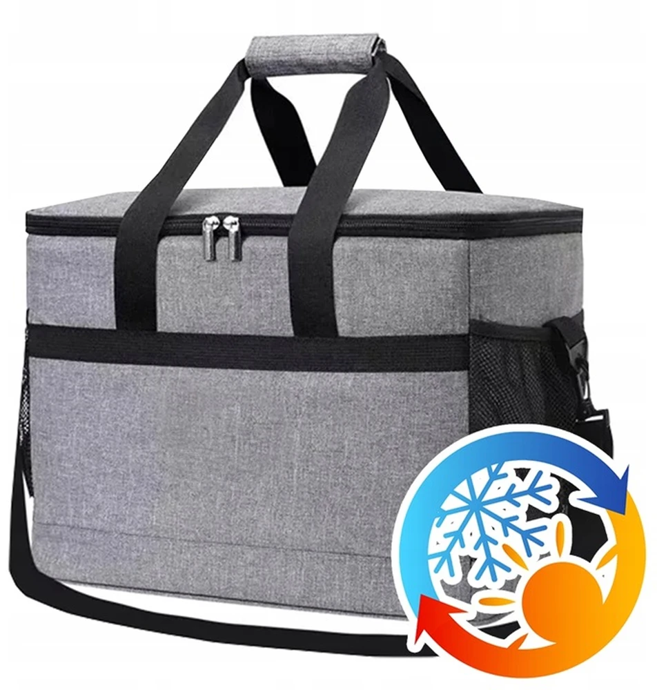 Stator THERMAL BEACH PICNIC BAG Didelis turistinis aušintuvas 40 litrų + įdėklai