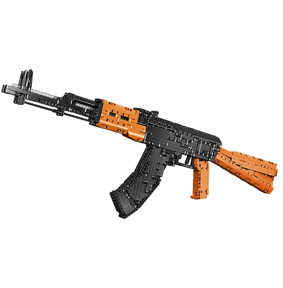 Statybinės plytos AK-47 šturmo šautuvas šaudo 1393 vnt