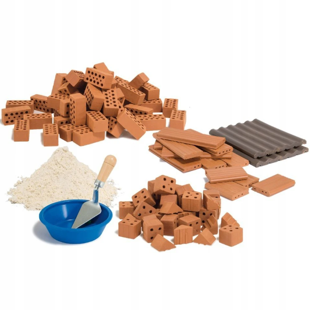 Statybiniai blokai Plytos Build with Brick Teifoc priedų rinkinys 100 vnt