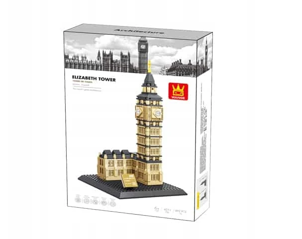 STATYBINIAI BLOKAI WANGE 4211 BIG BEN (ELIZABETOS BOKŠTAS), LONDONAS,