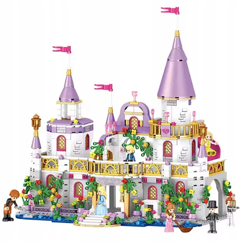 Statybiniai blokeliai Princess Castle QL1106, Princesės rūmai 731 vnt.