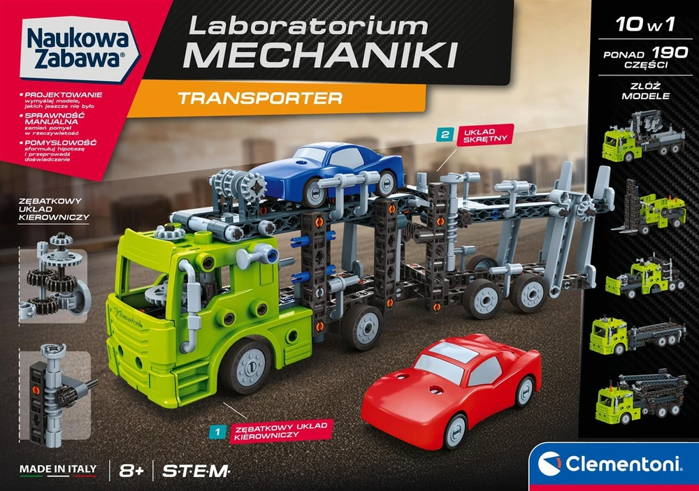 Clementoni Mechanikos laboratorija Transporteris