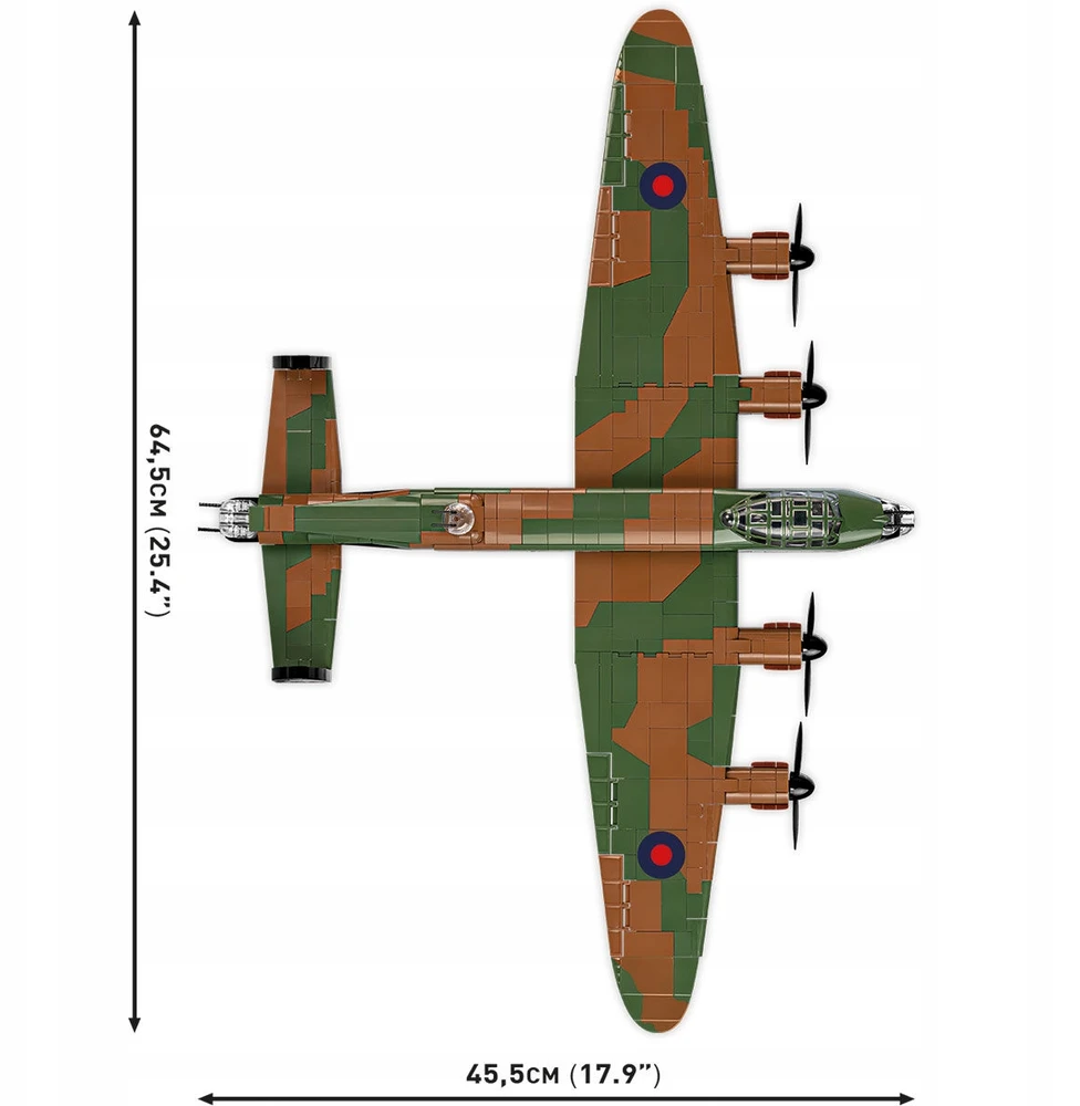 Statybinis modelis - COBI - Avro Lancaster B Mk.13 - 1595 elementai - 1 figūrėlė - Masto 1:48