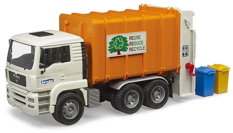 BRUDER statybinis sunkvežimis MAN TGA ir ekskavatorius Liebherr, 2751