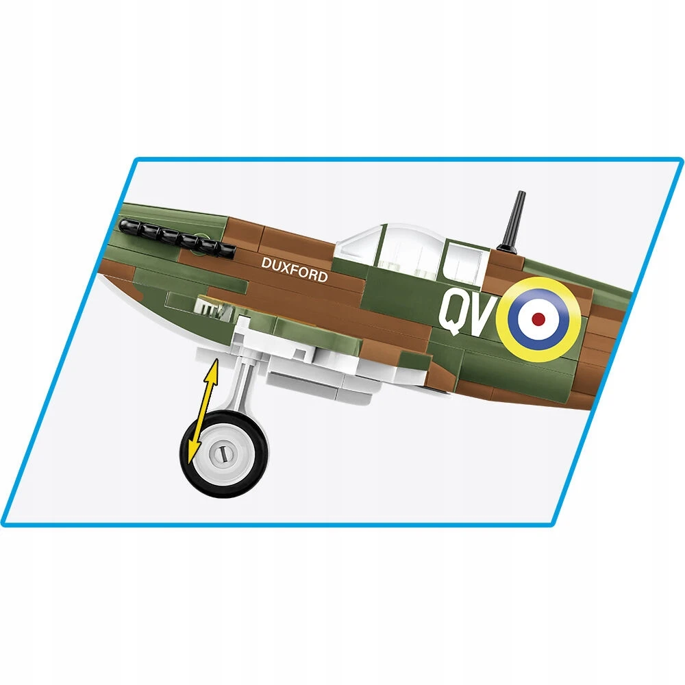 Statybinis žaidimas - COBI - Spitfire Mk. I N3200 - Kamufliažas - 146 elementai - Pagaminta ES