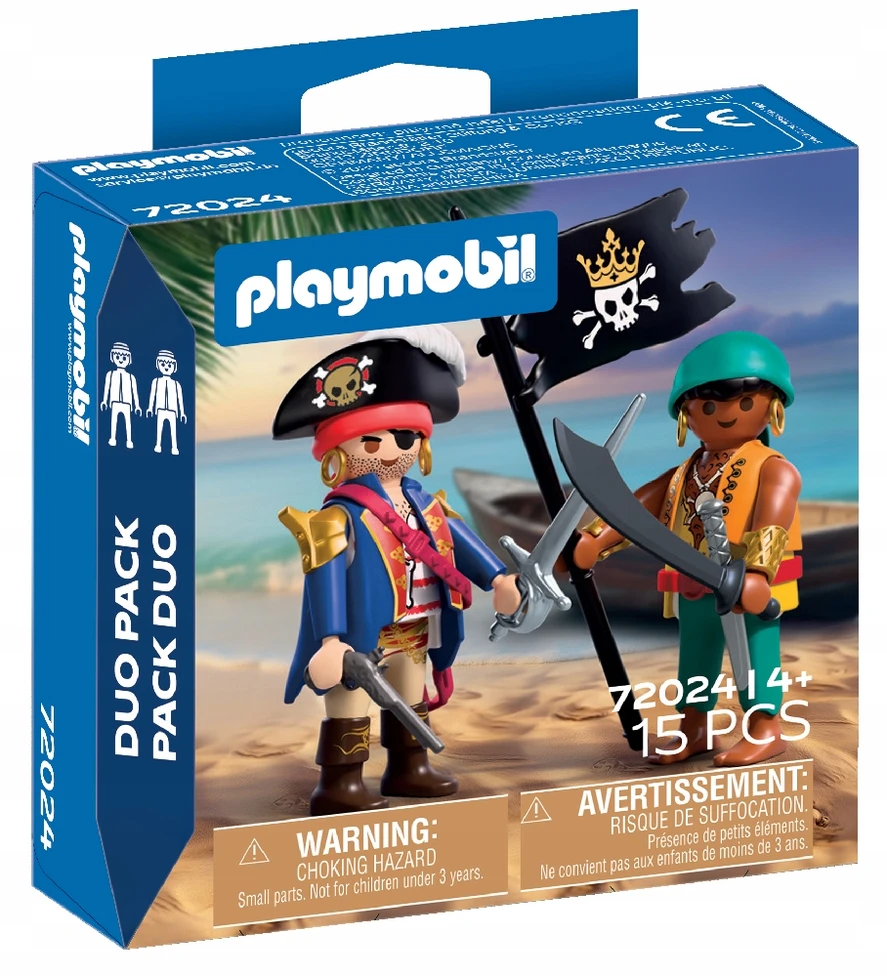 PLAYMOBIL Dvigubos pakuotės piratai 72024