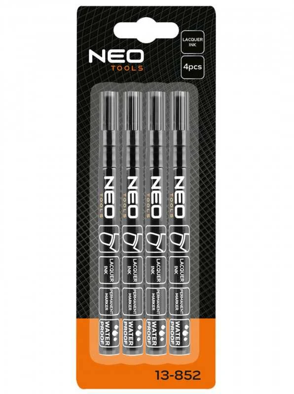 Statybinis žymeklis NEO TOOLS 13-852 Juodas, 4 vnt.