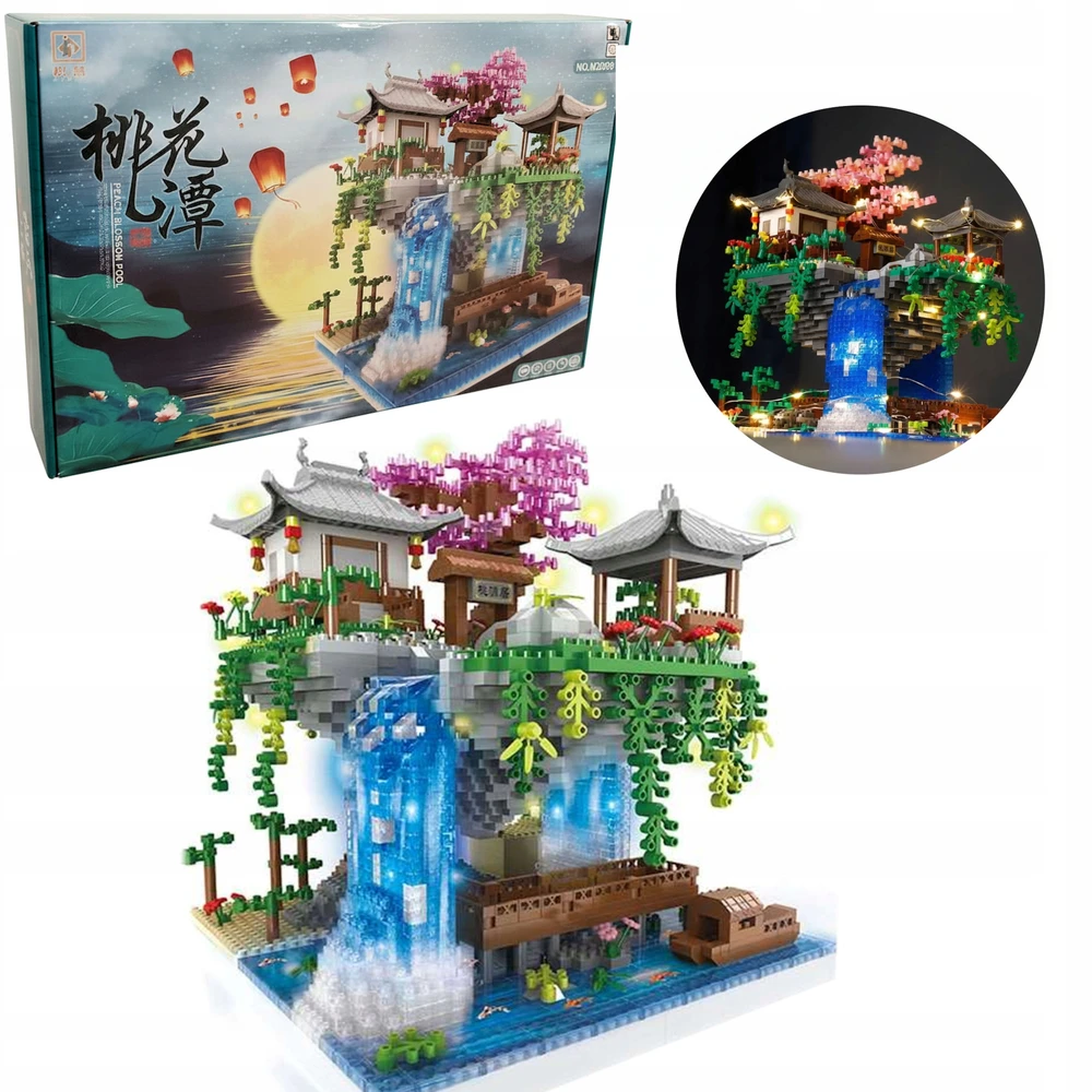 STATYBINIŲ BLAKŲ KOMPLEKCIJA ZEN GARDEN JAPANESE HOUSE 2705 EL. LED