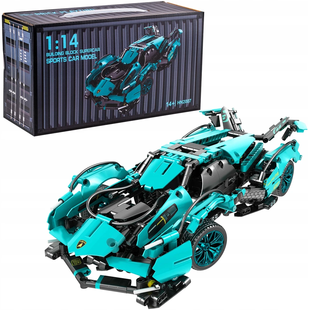 Statybinių plytų rinkinys AUTOMOBILIŲ Sportinio automobilio modelis Revuelto LAMBO