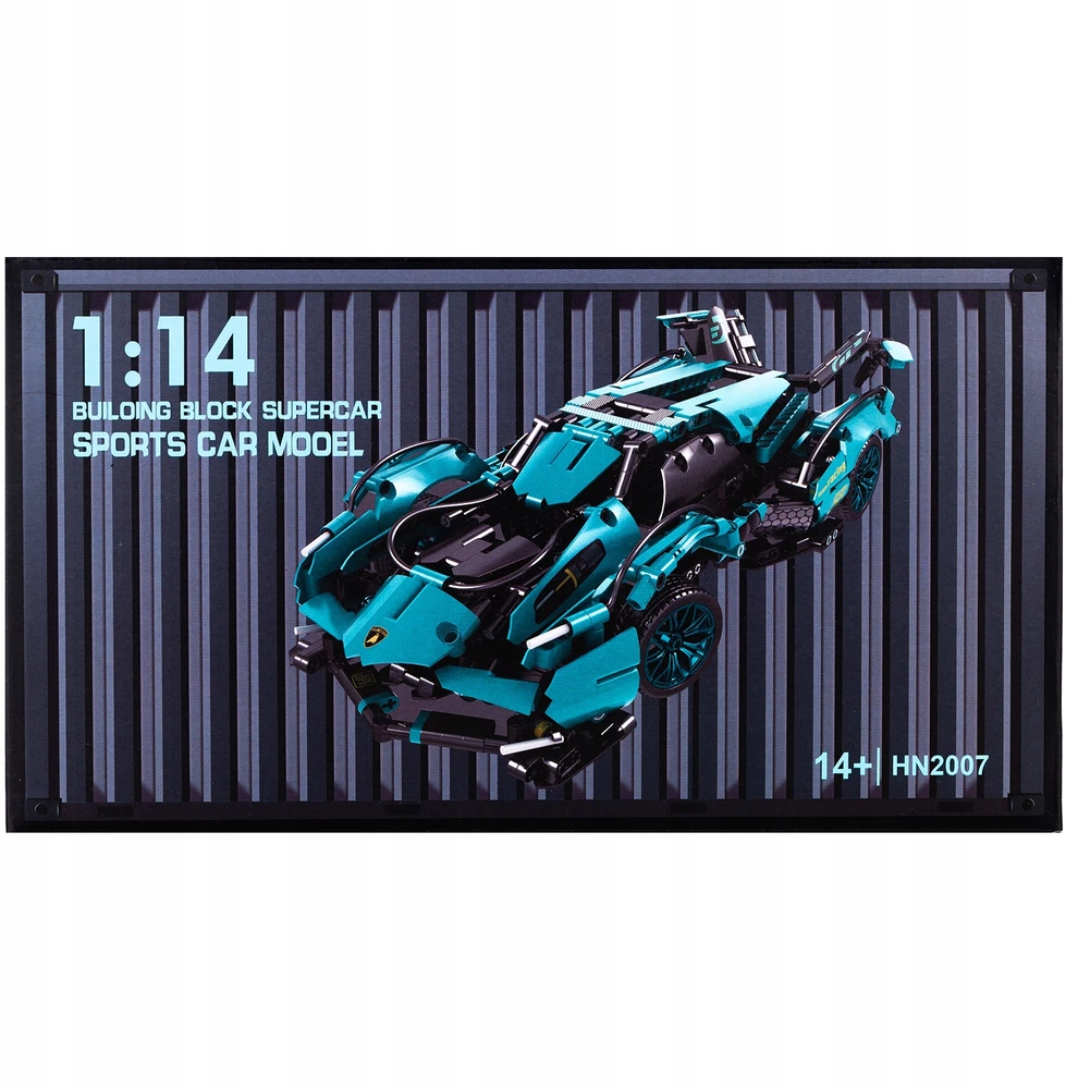 Statybinių plytų rinkinys AUTOMOBILIŲ Sportinio automobilio modelis Revuelto LAMBO