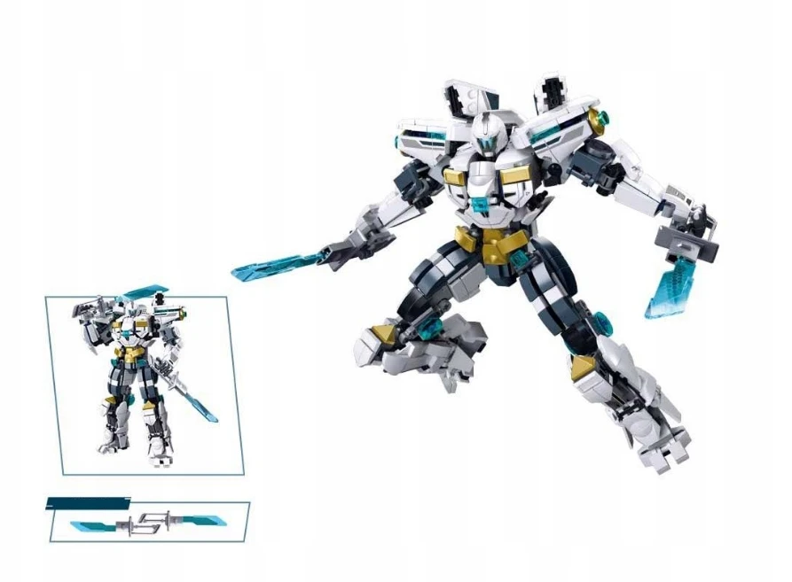 Statybinių plytų rinkinys Mech Robot Warrior Sluban 1151 Sci-Fi 561 vnt