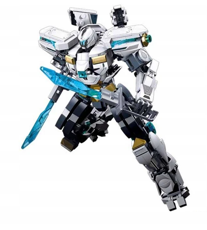 Statybinių plytų rinkinys Mech Robot Warrior Sluban 1151 Sci-Fi 561 vnt