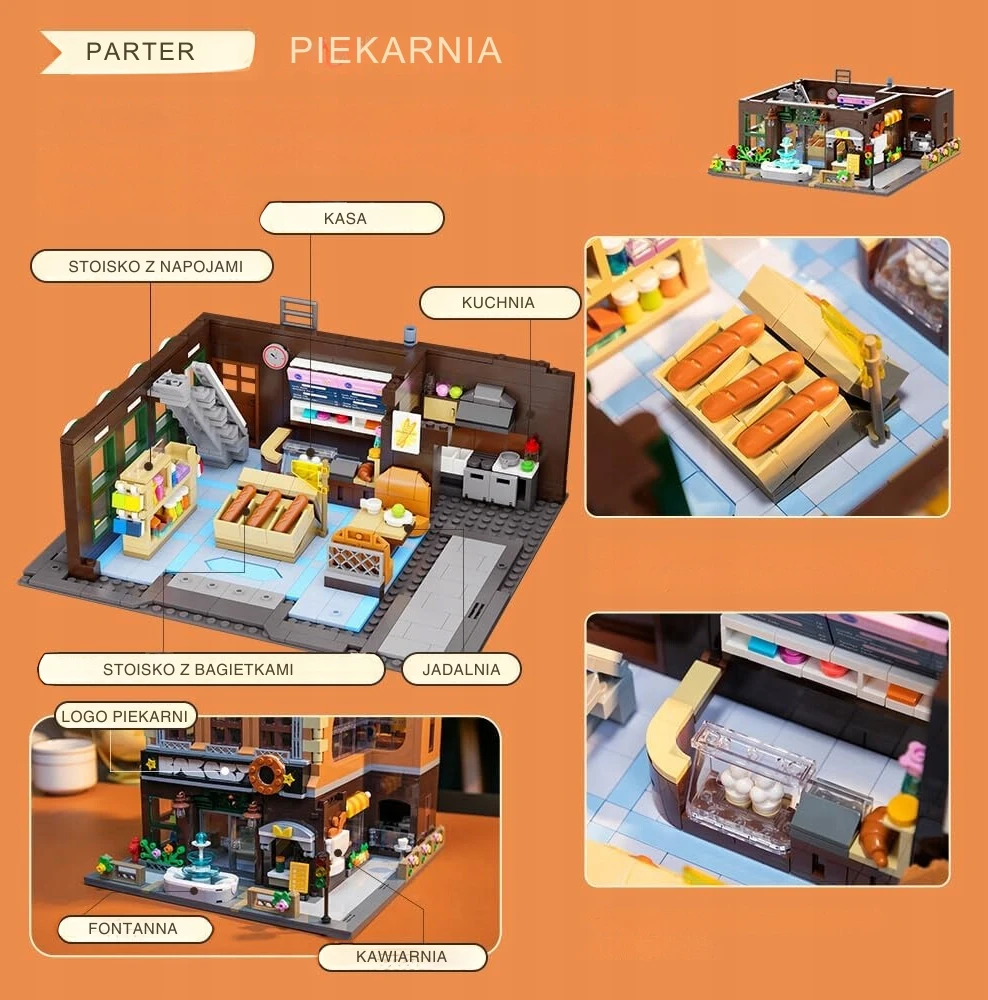 Statybos Žaidimai - Pantasy - Kepykla - amžius: Visiems su įspėjimu