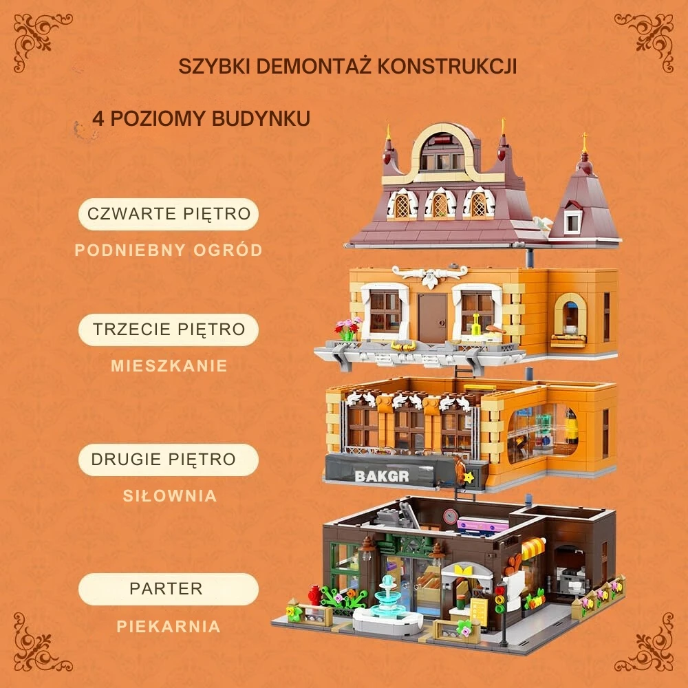Statybos Žaidimai - Pantasy - Kepykla - amžius: Visiems su įspėjimu
