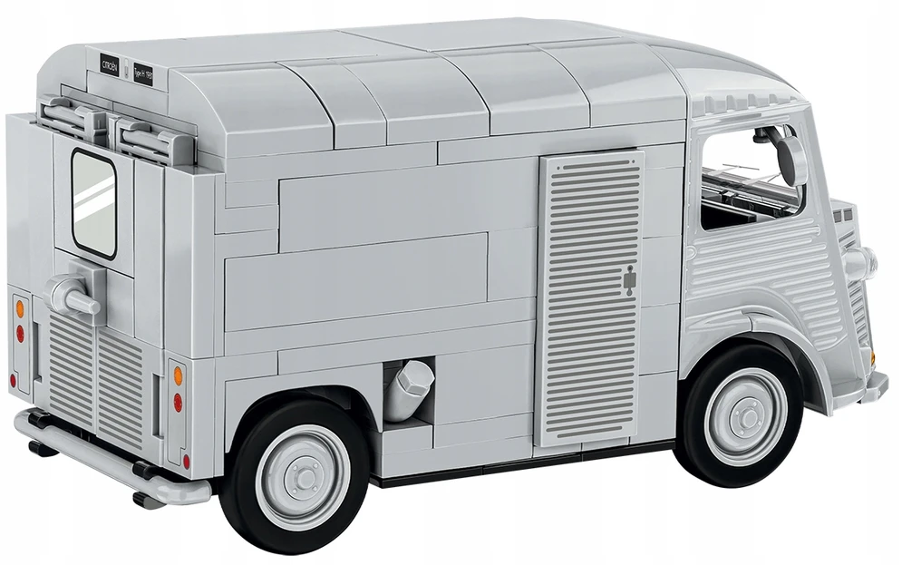 Statybos žaidimas - COBI - CITROËN TYPE H - Balta - 306 g - Miniatiūrinė replika