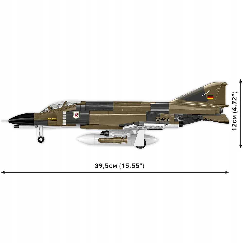 Statybos žaidimas - COBI - F-4F Phantom II - Rudas - Surinkimo komplektas - Vaikams