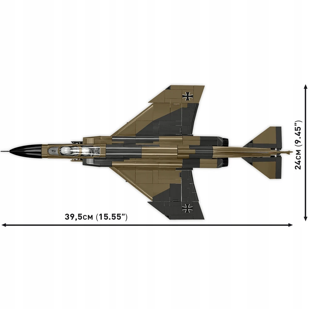 Statybos žaidimas - COBI - F-4F Phantom II - Rudas - Surinkimo komplektas - Vaikams