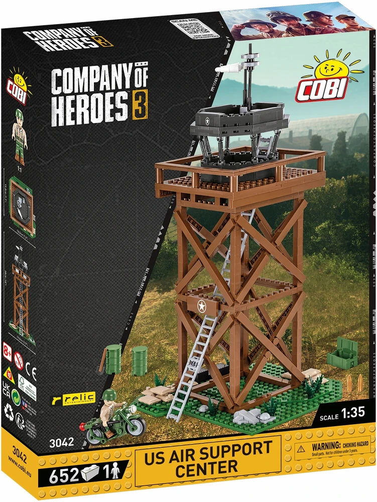 Statybų žaidimas - COBI - 3042 - JAV Oro Paramos Centras - Plastikas - Surinkti patiems