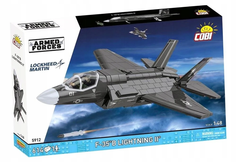 Cobi Klocki F-35B „Lightning II“ statybiniai blokai, 614 detalių