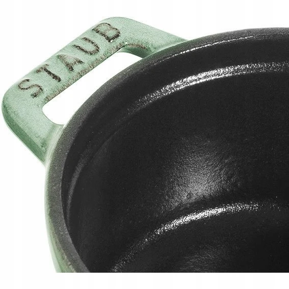 Staub Mini Cocotte mini apvalus ketaus puodas 250 ml, mėtų