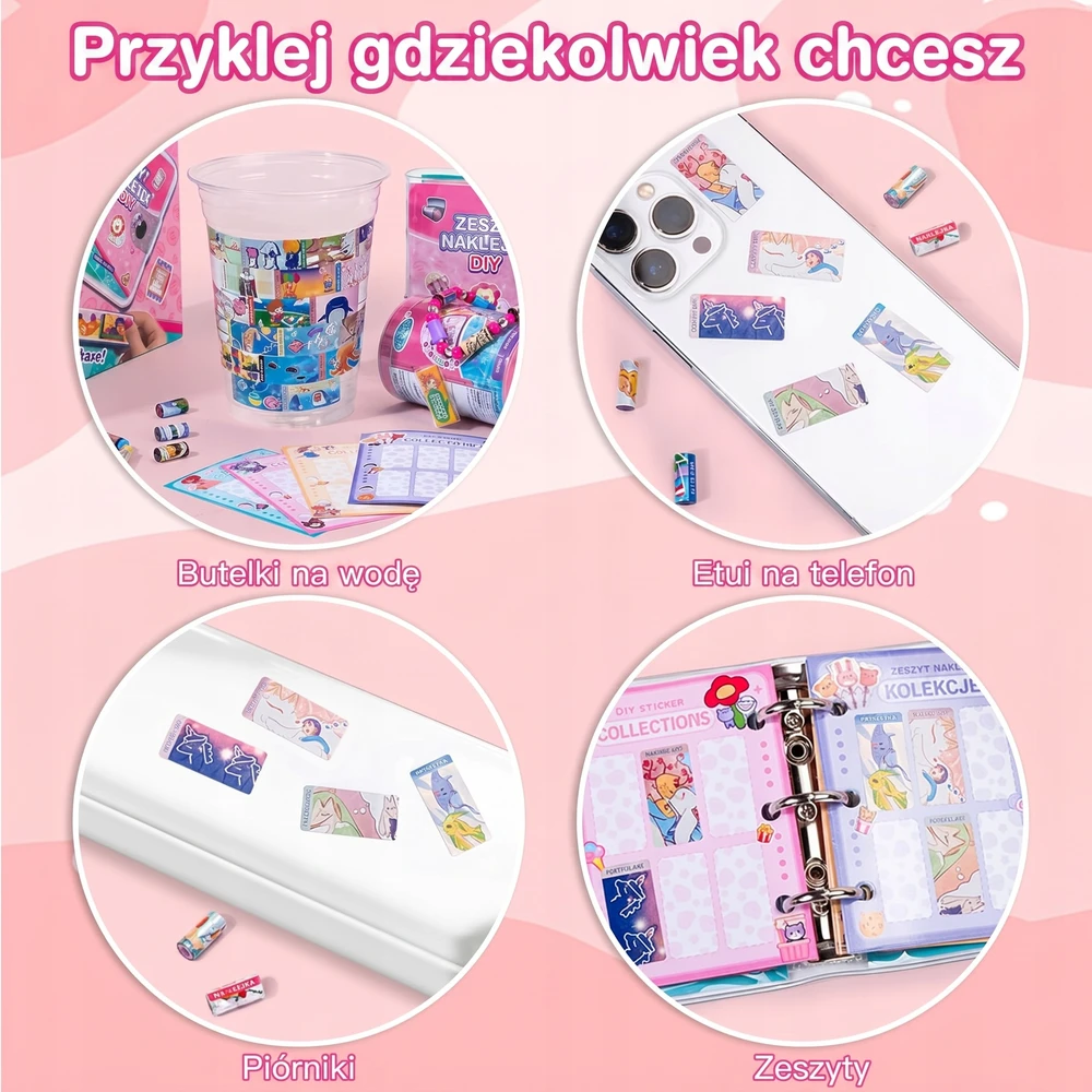 Stawscy „Pasidaryk pats“ apyrankių RINKINYS SU LIPDUKAIS kūrybinis rinkinys papuošalams gaminti