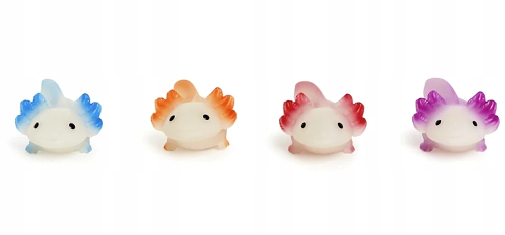 Stawscy PLANDUOJAMAS AXOLOTL ŽAISLAS vonios vandeniui, voniai, ŠVIESOS, šviečiantis