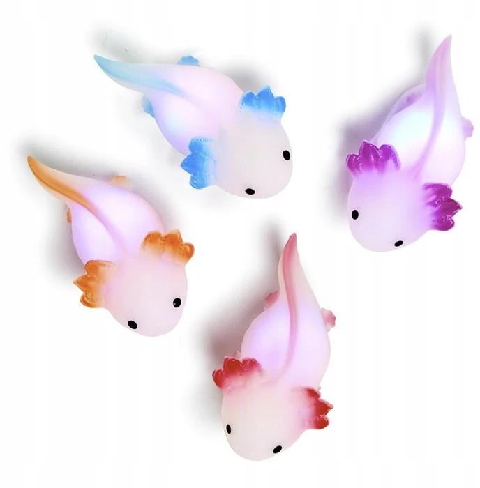 Stawscy PLANDUOJAMAS AXOLOTL ŽAISLAS vonios vandeniui, voniai, ŠVIESOS, šviečiantis
