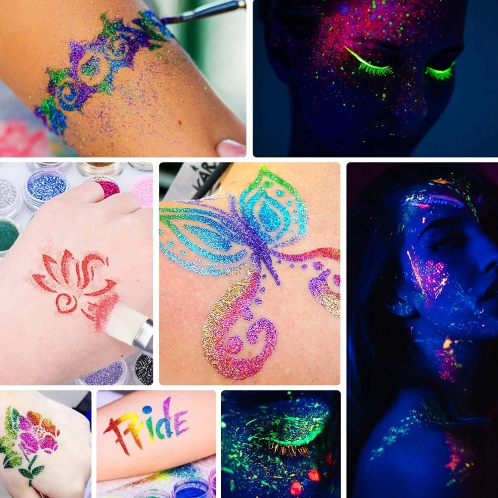 Stawscy TATUiruočių rinkinys VAIKAMS Blizgantys tatuiruotės PLAUNAMI ŠABLONAI