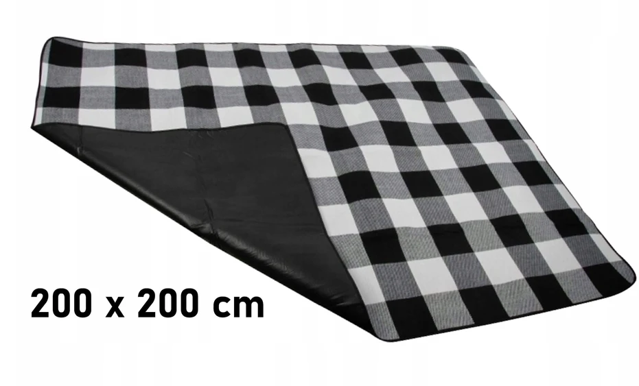 Stazer DIDELIS SULANKSTAMAS PAPLŪDŽIO PIKNIKO ANTKLADĖS NEPERKLAIDAMAS PIKNIKO KEMPINGUI 200x200 CM