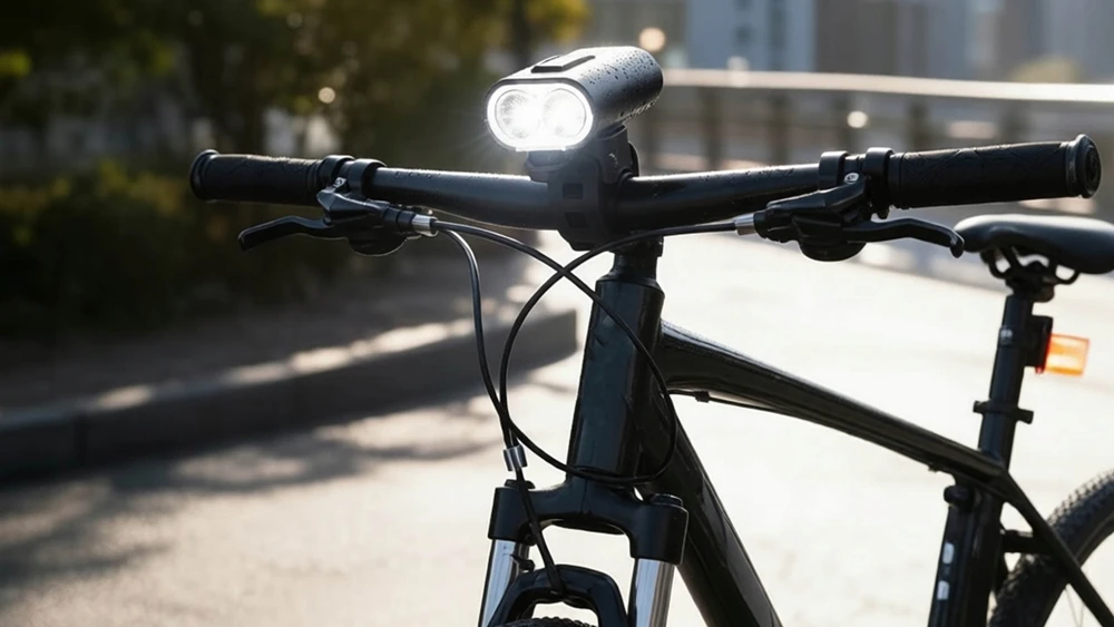 Stazer LED dviračio žibintas priekinis galinis priekinis galinis USB įkraunamas žibintuvėlis