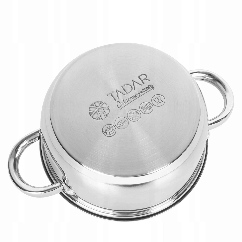 Tadar Garų puodas 18cm,2l (3dalys), Sano
