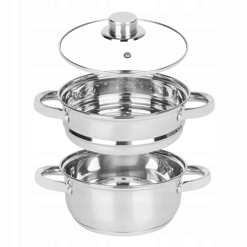 Tadar Garų puodas 18cm,2l (3dalys), Sano
