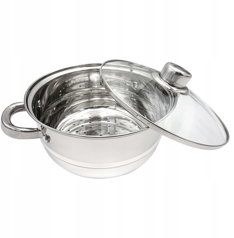 STEAMER POT STEEL 4x4L / sk. 22 cm.