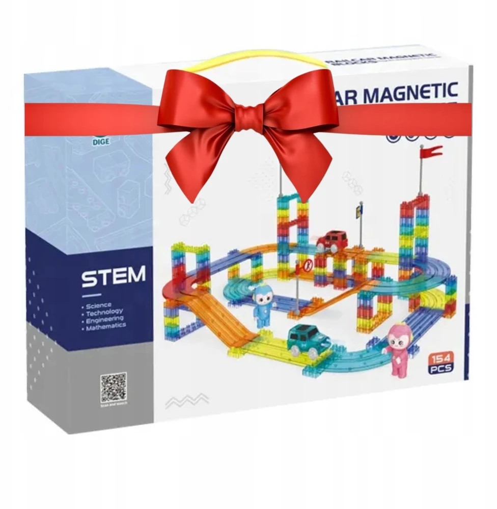 Stem MAGNETINĖS KONSTRUKCIJOS UGDYMO KLUOKLIAI DOVANA 4 5 6 7 METŲ VAIKAMS