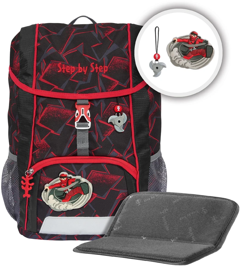 Step By Step Mokyklinė kuprinė 13L klasa 1 - 3 ergonomiczny tornister odblaskowy