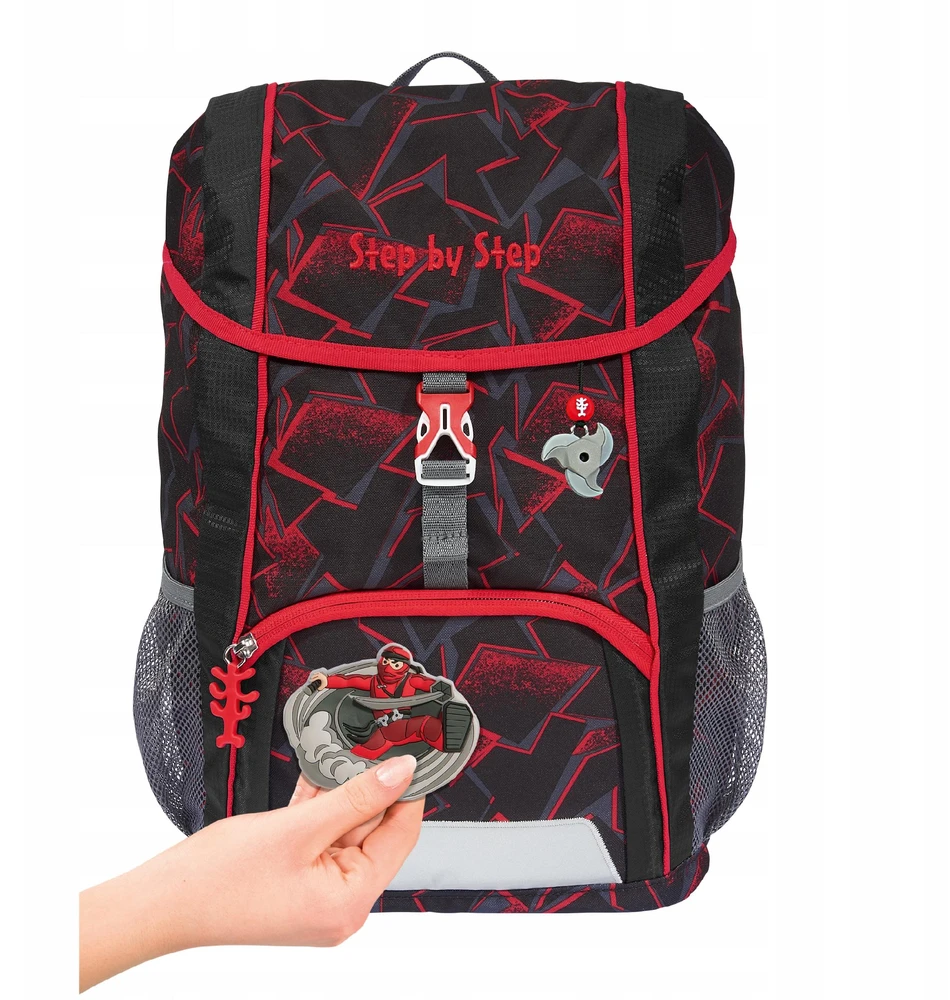 Step By Step Mokyklinė kuprinė 13L klasa 1 - 3 ergonomiczny tornister odblaskowy