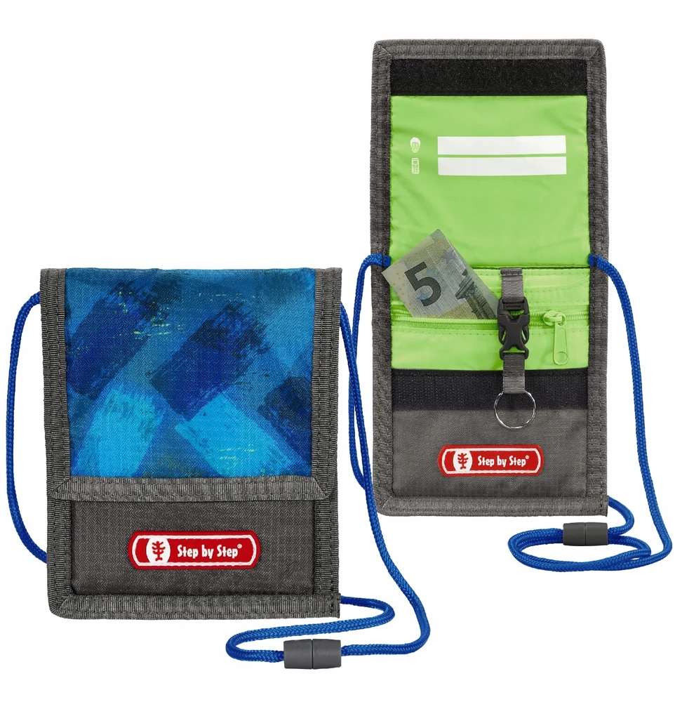 Step by Step Wallet 2 City Cops ant kaklo vaikui į mokyklą su Velcro
