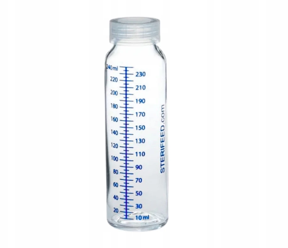 SteriFeed Stiklinis kūdikio maitinimo buteliukas 240ml 1x