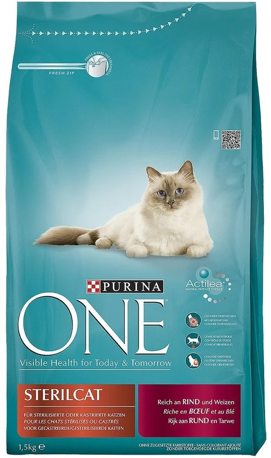 Purina Nestle ĖDALAS STERILIZUOTOMS KATĖMS „ONE“ 800g