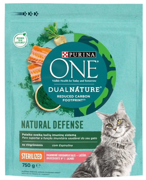 Purina Nestle ĖDALAS STERILIZUOTOMS KATĖMS „ONE“ 800g